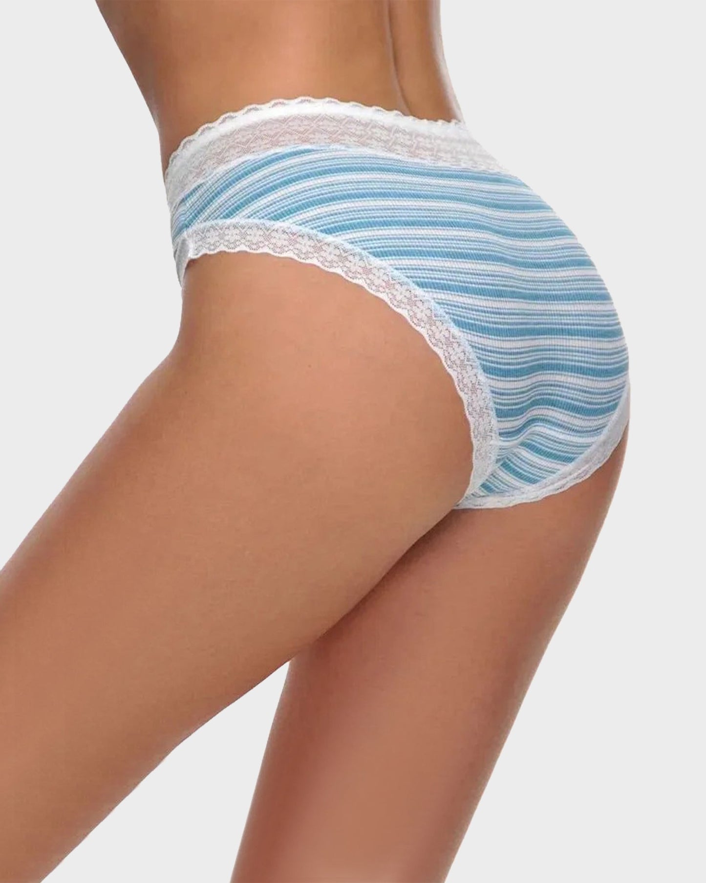 Lot de 5 culottes confort & style – Coton doux, dentelle raffinée
