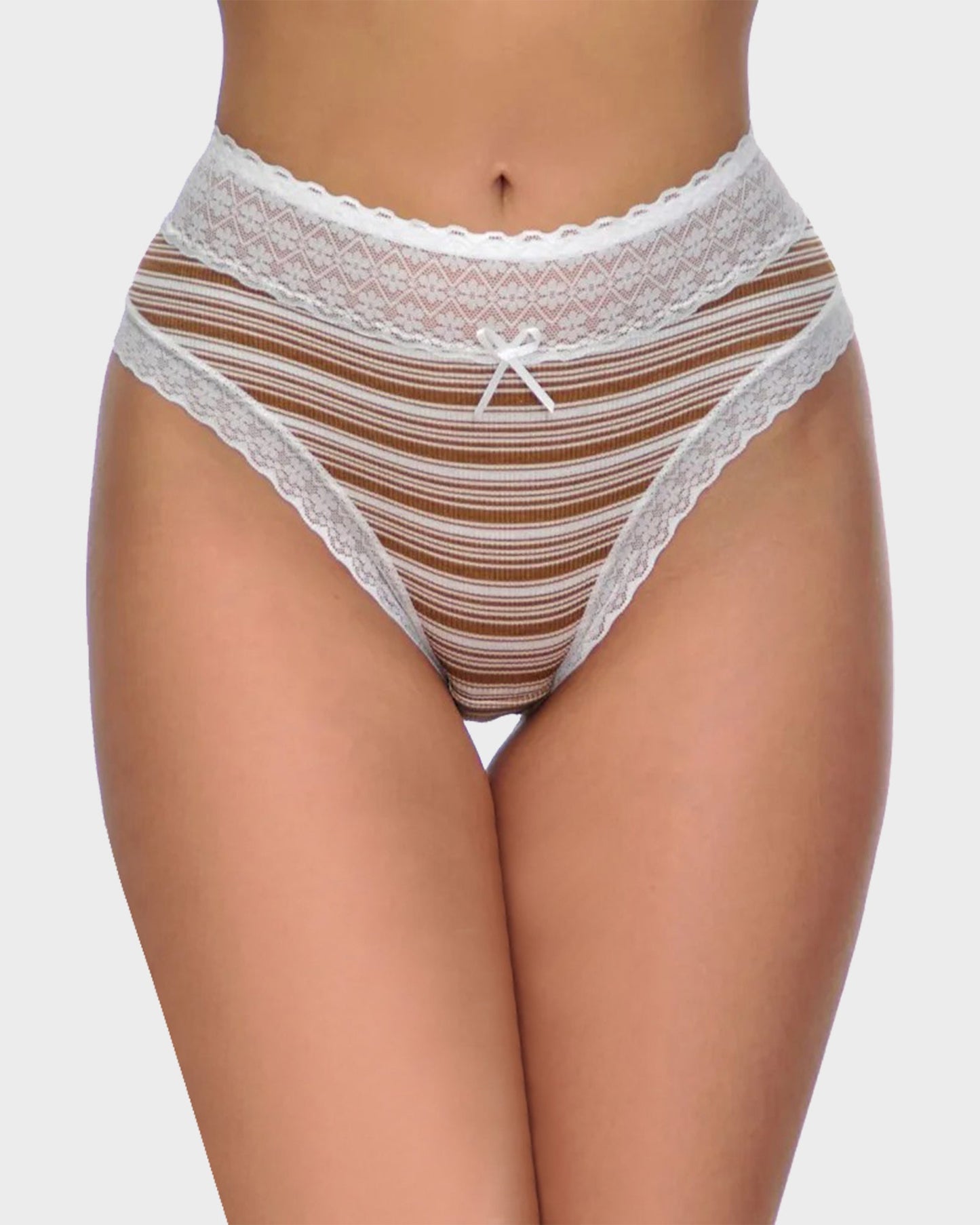 Lot de 5 culottes confort & style – Coton doux, dentelle raffinée