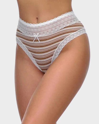 Lot de 5 culottes confort & style – Coton doux, dentelle raffinée