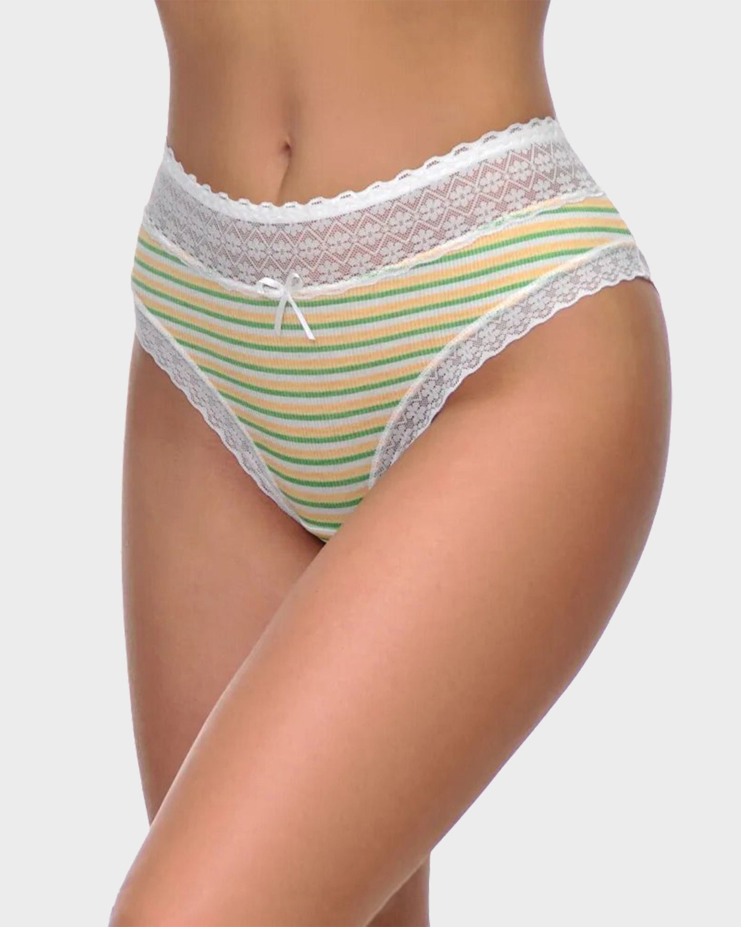 Lot de 5 culottes confort & style – Coton doux, dentelle raffinée
