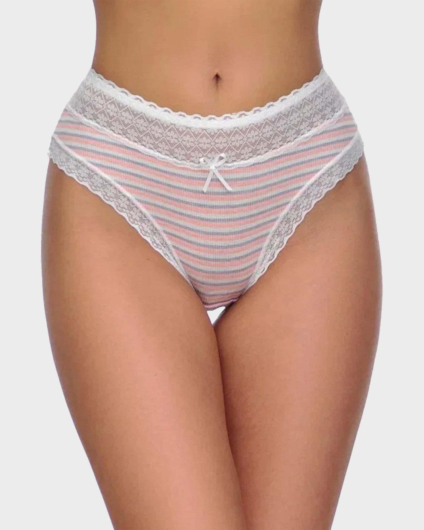 Lot de 5 culottes confort & style – Coton doux, dentelle raffinée