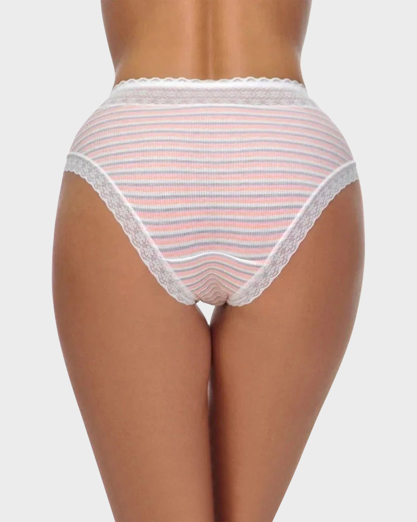 Lot de 5 culottes confort & style – Coton doux, dentelle raffinée