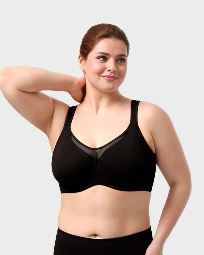Soutien-gorge minimisateur à grand maintien et à refroidissement