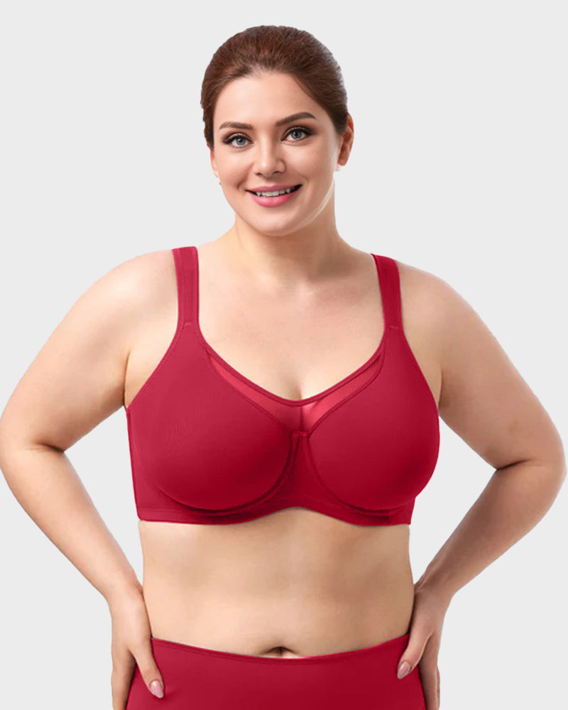 Soutien-gorge minimisateur à grand maintien et à refroidissement