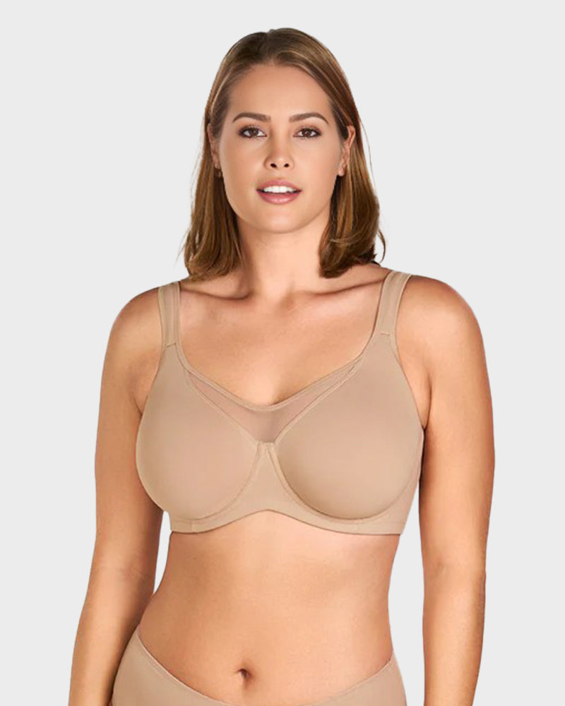 Soutien-gorge minimisateur à grand maintien et à refroidissement