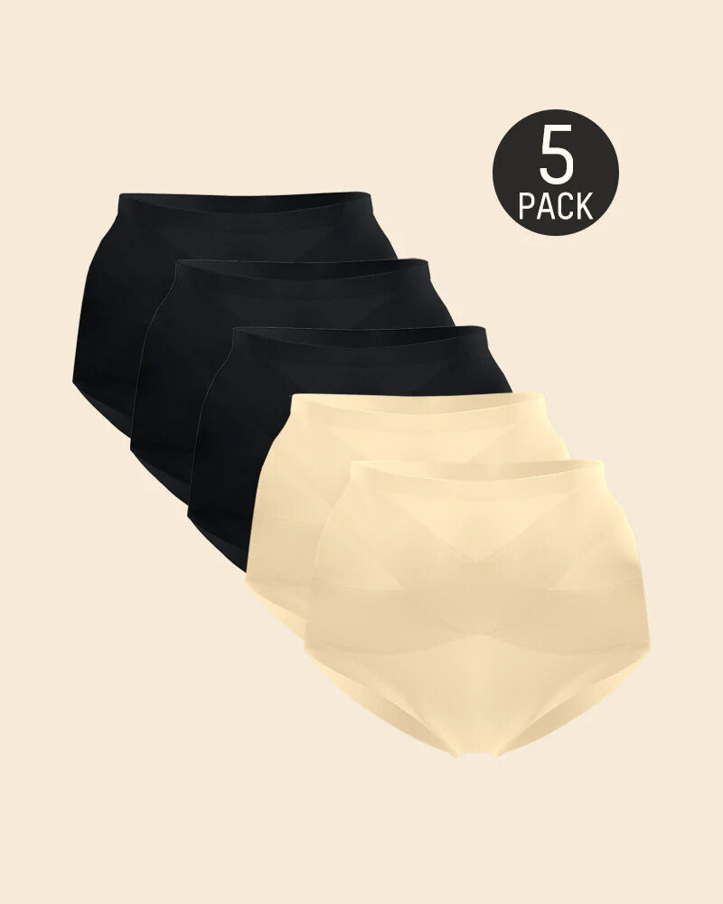 Culottes bien-être taille haute - Pack de 5 ultra confortables